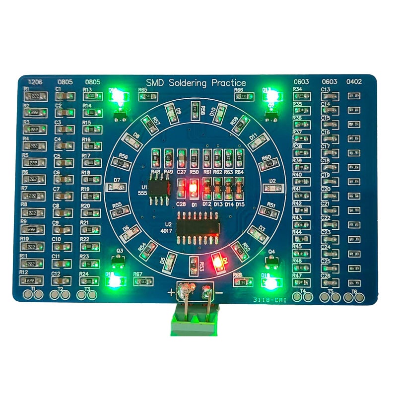Gikfun Soldering Practice DIY Kit, SMD SMT Welding Practice Soldering Skill Training Board EK7026 - Image 1